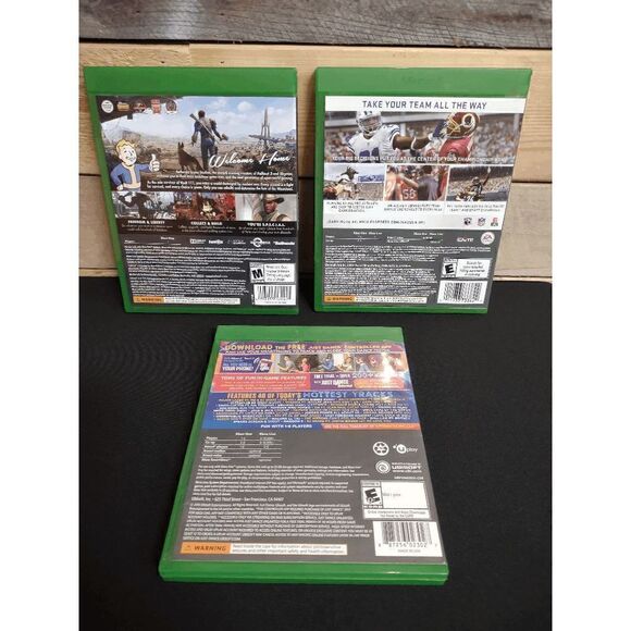 Lot of 3 Xbox One Games - Just Dance 2017, Fallout 4, Madden 17 - Picture 2 of 2